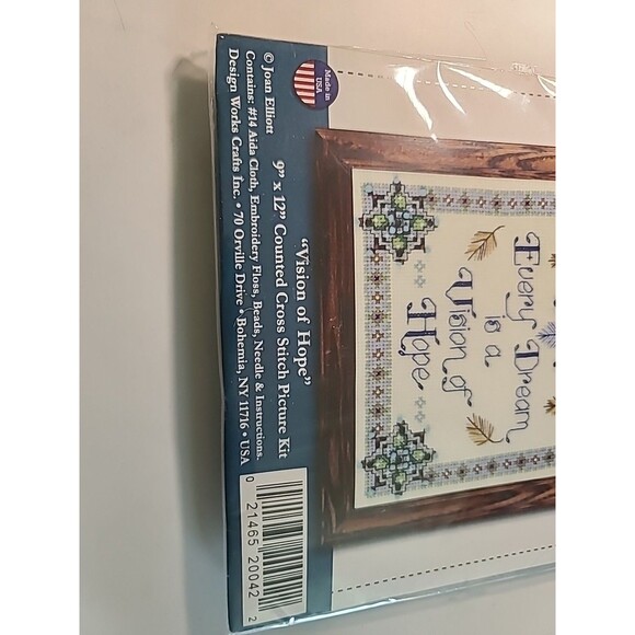 NEW Every Dream is a Vision of Home Dream Catcher Cross Stitch Kit 9x12 - Picture 3 of 4